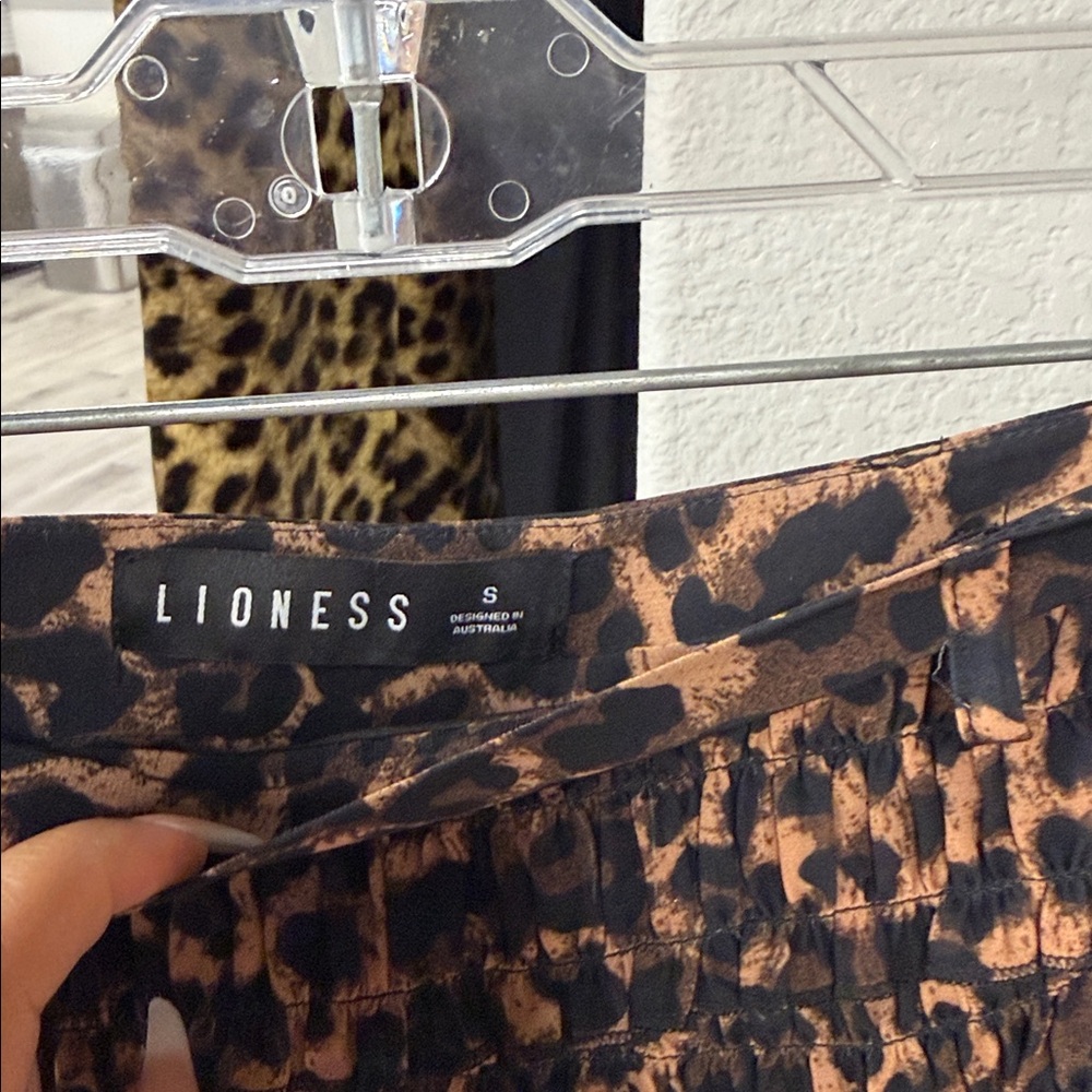 LIONESS Match Point Mini Skort in Leopard - Picture 8 of 9